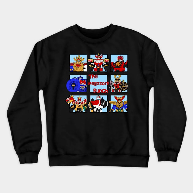 Megazord Bunch Crewneck Sweatshirt by SimplePeteDoodles